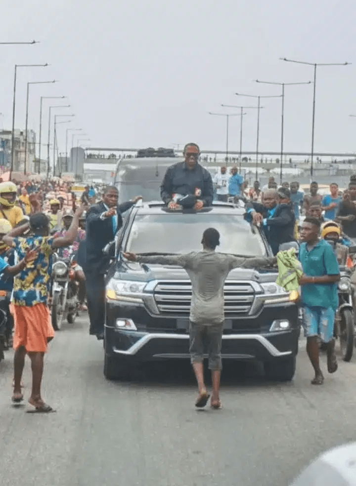 Why I stood in front of Peter Obi's convoy during Lagos Rally - Teenager